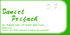 daniel prifach business card